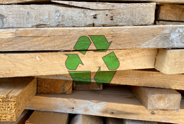 Green,Recycling,Icon,On,Waste,Wood,Planks,From,Construction,Site,